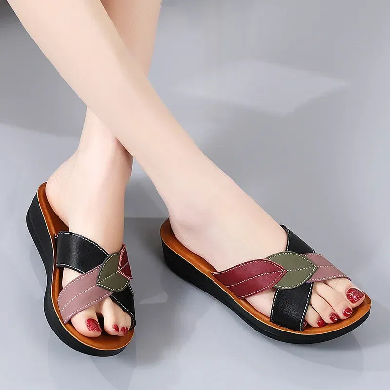 Cross Sandal – Sandalia Plana Cruzada