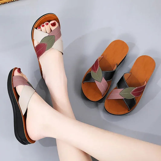 Cross Sandal – Sandalia Plana Cruzada